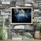 Birch Effect Frame with Mount, 12x16" – Horizontal/Vertical, No-Nail Hanging, Depth Display!